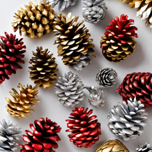 Load image into Gallery viewer, Natural Pine Cones for Home Decor and Crafts, Eco-Friendly, Perfect for DIY Projects and Winter Holidays | by Victory In Wellness