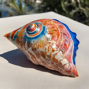 DIY Shell Painting Kit, Ocean-Themed Craft Activity for Adults and Kids, Includes Shells, Acrylic Paints, and Brushes | by Victory In Wellness