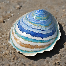Load image into Gallery viewer, DIY Shell Painting Kit, Ocean-Themed Craft Activity for Adults and Kids, Includes Shells, Acrylic Paints, and Brushes | by Victory In Wellness