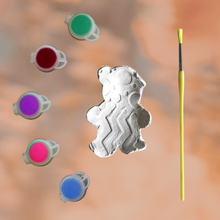 Load image into Gallery viewer, Teddy Paint By Numbers Kit, Teddy Bear Art, DIY Acrylic Painting Activity, Great Gift Idea | by Victory In Wellness