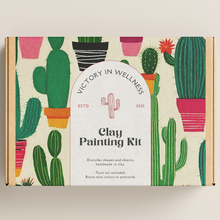 Load image into Gallery viewer, Desert Cacti Paint By Numbers Kit, Succulent Painting, DIY Art Project | by Victory In Wellness
