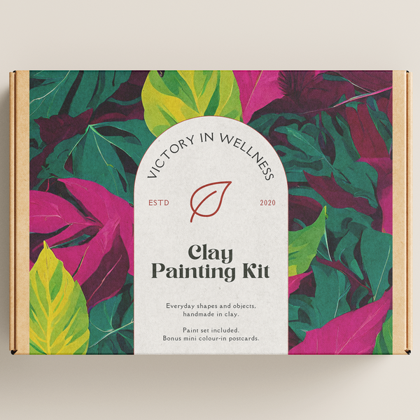 Giant Jack Leaf Paint By Numbers Kit, DIY Nature Art for Adults and Kids, Easy to Paint with Numbers, Stress-Relieving Activity | by Victory In Wellness