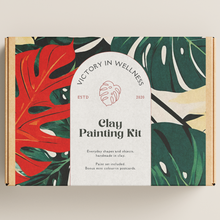 Load image into Gallery viewer, Monstera Leaf Paint By Numbers Kit, DIY Tropical Painting Set, Easy-to-Follow Guide, Artistic Home Decor, Beginner-Friendly Activity | by Victory In Wellness

