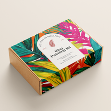 Load image into Gallery viewer, Palm Leaf Paint By Numbers Kit - DIY Nature Art for Adults and Kids, Easy-to-Follow Painting Kit with Numbered Canvas, High Quality Paints, Relaxing and Fun Activity | by Victory In Wellness