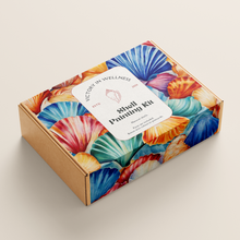 Load image into Gallery viewer, DIY Shell Painting Kit, Ocean-Themed Craft Activity for Adults and Kids, Includes Shells, Acrylic Paints, and Brushes | by Victory In Wellness