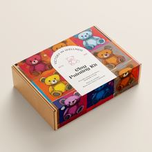 Load image into Gallery viewer, Teddy Paint By Numbers Kit, Teddy Bear Art, DIY Acrylic Painting Activity, Great Gift Idea | by Victory In Wellness