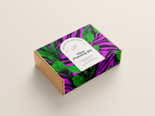 Load image into Gallery viewer, Zebra Plant Paint By Numbers Kit, Purple and Green Leaves, DIY Adult Craft Set, Relaxing Indoor Activity | by Victory In Wellness