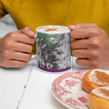 Load image into Gallery viewer, Forest Ceramic Mug, Garden Themed Mug | by Victory In Wellness
