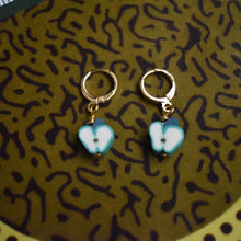 Load image into Gallery viewer, Green Apple Fruit Huggie Earrings | by Ifemi Jewels