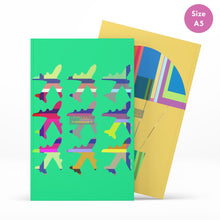 Load image into Gallery viewer, Hot Air Balloon + Fly With Me! Set of 2 Size A5 Travel Notebooks, Victory In Wellness