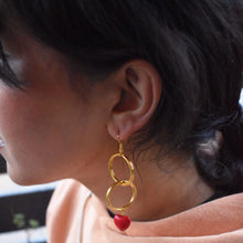 Load image into Gallery viewer, Retro 90's Heart Shaped Earrings, Colorful Heart Earrings, Vintage-inspired Earrings, Nostalgia Jewelry | by lovedbynlanla