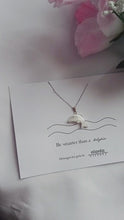 Load and play video in Gallery viewer, Dolphin necklace on 18 inch Sterling Silver Chain, Be Smarter Than A Dolphin Message, Personalised Gift, Affirmation Necklace, Affirmation Gift, Unique Gift Idea | by nlanlaVictory