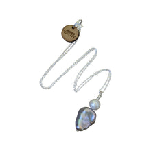 Load image into Gallery viewer, Silver Freshwater Pearl 925 Sterling Silver Necklace | by nlanlaVictory