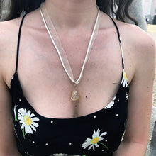 Load image into Gallery viewer, Citrine Necklace, Raw Citrine, Citrine Nugget Pendant, Raw Gemstone Necklace | by nlanlaVictory