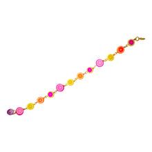 Load image into Gallery viewer, Citrus Bracelet, Lemon Orange Pink Grapefruit Charm Bracelet, Beaded Bracelet | by Ifemi Jewels