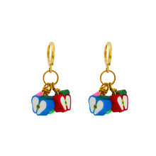 Load image into Gallery viewer, Apple Cluster Earrings | by Ifemi Jewels
