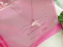 Load image into Gallery viewer, Dolphin necklace on 18 inch Sterling Silver Chain, Be Smarter Than A Dolphin Message, Personalised Gift, Affirmation Necklace, Affirmation Gift, Unique Gift Idea | by nlanlaVictory