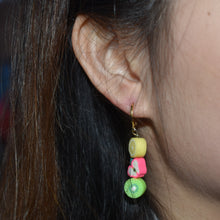 Load image into Gallery viewer, Mismatched Fruit Huggie Earrings | by Ifemi Jewels