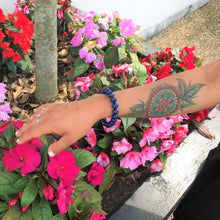 Load image into Gallery viewer, Lapis Lazuli Bracelet, Lapis Lazuli Stretch Bracelet | by nlanlaVictory