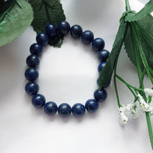 Load image into Gallery viewer, Lapis Lazuli Bracelet, Lapis Lazuli Stretch Bracelet | by nlanlaVictory