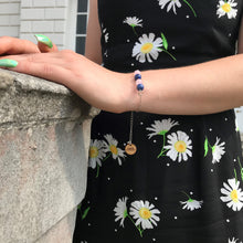 Load image into Gallery viewer, Rose Quartz and Lapis Lazuli Bracelet, Friendship Bracelet | by nlanlaVictory