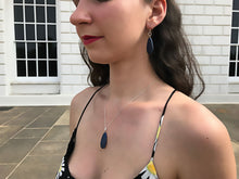 Load image into Gallery viewer, Lapis Lazuli Sterling Silver Earrings, Lapis Lazuli Earrings, Lapis Lazuli Drop Earrings | by nlanlaVictory