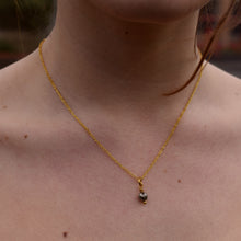 Load image into Gallery viewer, Minimalist Faceted Bronze Pyrite Gemstone Necklace | by Ifemi Jewels