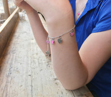 Load image into Gallery viewer, Hearts Bracelets, Playing Cards inspired Queen of Hearts | by lovedbynlanla