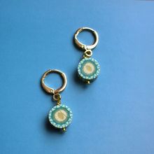 Load image into Gallery viewer, Cantaloupe Melon Earrings, Novelty Fruit Earrings | by Ifemi Jewels