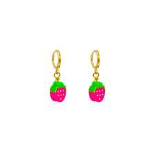 Load image into Gallery viewer, Strawberry Earrings | by Ifemi Jewels