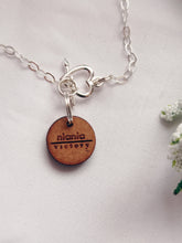 Load image into Gallery viewer, Tiger Eye Bracelet, Sterling Silver Heart Bracelet, Heart Charm Bracelet | by nlanlaVictory