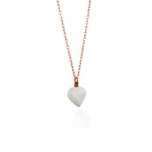 Load image into Gallery viewer, White Howlite Rose Gold necklace, White and Pink Gemstone Necklace, Bloom Collection | by nlanlaVictory