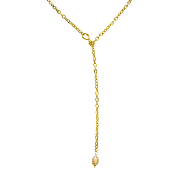 Lairat pink freshwater pearl necklace | by Ifemi Jewels