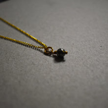 Load image into Gallery viewer, Minimalist Faceted Bronze Pyrite Gemstone Necklace | by Ifemi Jewels