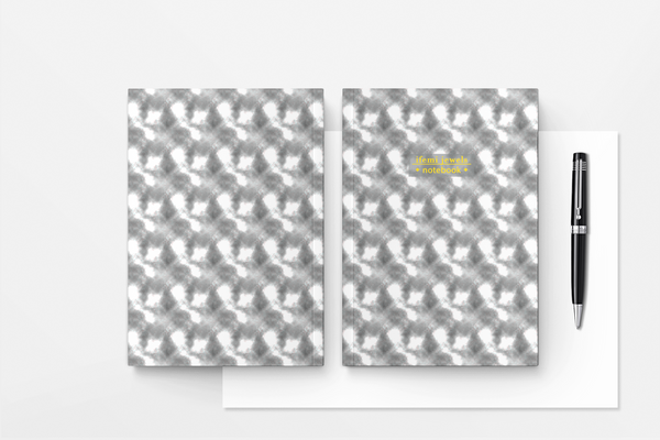 Grey Clouds Minimalist Notebook | by Victory In Wellness