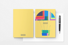 Load image into Gallery viewer, Hot Air Balloon + Fly With Me! Set of 2 Size A5 Travel Notebooks, Victory In Wellness
