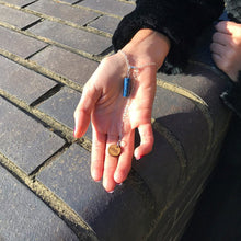 Load image into Gallery viewer, Black Onyx Bracelet, Gemstone Bracelet, Sterling Silver Bracelet | by nlanlaVictory