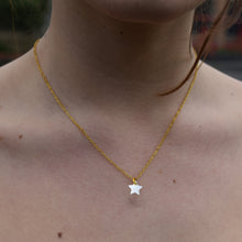 Load image into Gallery viewer, Mother of star pearl pendant necklace | by Ifemi Jewels
