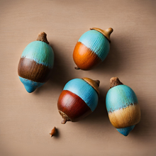 Load image into Gallery viewer, Decorative Acorns for Crafts and Home Décor, Craft Essentials, Well at Home | by Victory In Wellness

