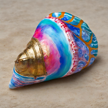 Load image into Gallery viewer, DIY Shell Painting Kit, Ocean-Themed Craft Activity for Adults and Kids, Includes Shells, Acrylic Paints, and Brushes | by Victory In Wellness
