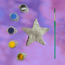 Load image into Gallery viewer, Cute aesthetic collection, Star Dish, Craft Kit, Trinket Dish, Paint Kit, Retro Craft Kit
