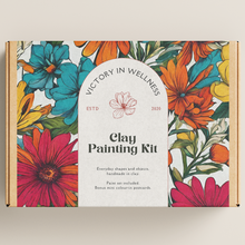 Load image into Gallery viewer, Flowers Paint by Numbers Kit, DIY Flower Painting, Easy-to-Follow Instructions, Beginners Friendly, Beautiful Flower Art, Complete Painting Set | by Victory In Wellness
