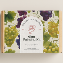 Load image into Gallery viewer, Grapes Fruit Clay Paint Kit | by Victory In Wellness
