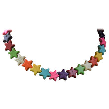 Load image into Gallery viewer, Multicoloured Star Beaded Choker Necklace | by Ifemi Jewels
