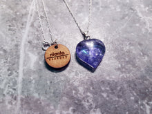 Load image into Gallery viewer, Blue Quartz Necklace, Blueberry Quartz Gemstone, Gemstone Pendant Necklace on 925 Sterling Silver
