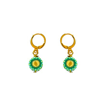 Load image into Gallery viewer, Cantaloupe Melon Earrings, Novelty Fruit Earrings | by Ifemi Jewels
