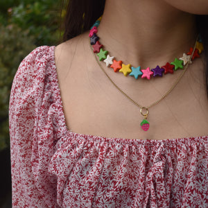 Strawberry Pendant Necklace | by Ifemi Jewels