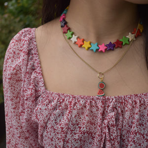 Watermelon pendant necklace | by Ifemi Jewels