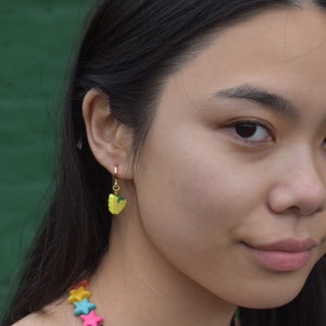 White grape fruit huggie earrings | by Ifemi Jewels