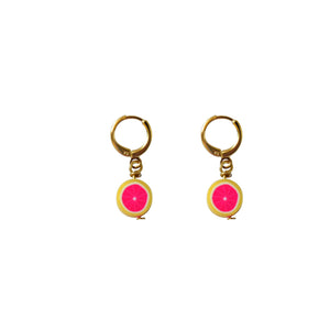 Grapefruit Earrings | by Ifemi Jewels
